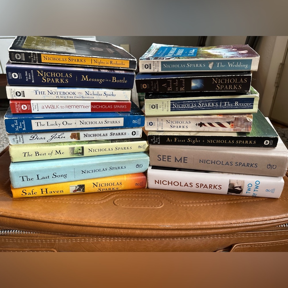 Nicholas Sparks book collection